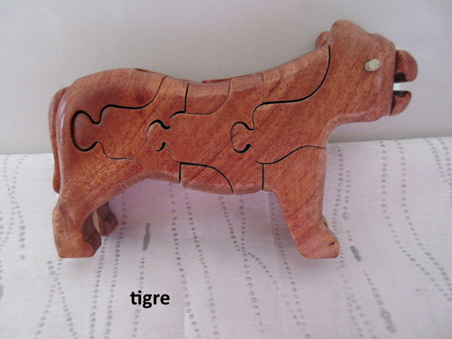 Puzzle en bois - tigre